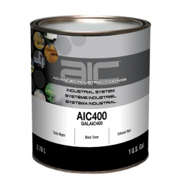 Advanced Industrial Coatings AIC400 Mixing Toner, Black, 1 Gallon Can