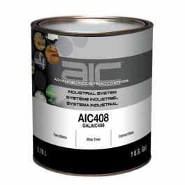Advanced Industrial Coatings AIC408 Mixing Toner, White, 1 Gallon Can