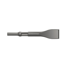 Ajax A3106 Wide Air Chisel and Scraper, 1-5/16" Blade Width, 7" Overall Length, 0.401" Non Turn Type Shank