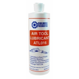 Coilhose Pneumatics ATL016 Air Tool Lubricant, 16 oz Bottle, ISO 22, Fliptop Cap