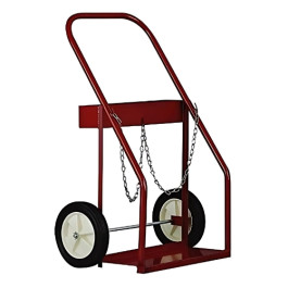 American Power Pull 5200 Tank Cart, Steel Oxygen Acetylene Cart, Dual-Tank Capacity