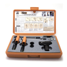 Anglo American Tools NES1015 3-Piece External/Internal Thread Repair Set, High Speed Steel Cutters, 5/32"-3/4" External, 5/16"-5/8" Internal