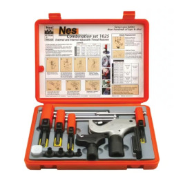 Anglo American Tools NES1025 Combination Thread Repair Set, 6-Piece External/Internal Repair, 5/32" - 1-1/2" External / 5/16" - 1-1/4" Internal
