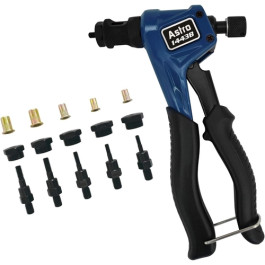 Astro Pneumatic 1443B Professional Hand Rivet Nut Kit, SAE and Metric Sizes