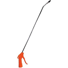 Astro Pneumatic 1716 Deluxe Air Blow Gun, 20 Inch Angled Nozzle, 1/4 Inch NPT, 1/2 Inch Removable Rubber Tip