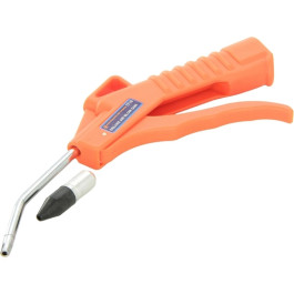 Astro Pneumatic 1718 Deluxe Air Blow Gun, 4 inch Angled Nozzle, 1/4 inch NPT, 1/2 inch Removable Rubber Tip