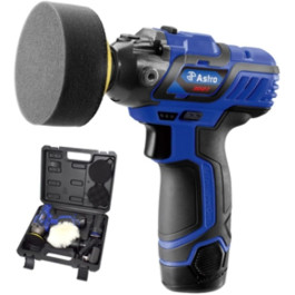 Astro Pneumatic 3027 12V Mini Cordless Pistol Polisher, 3 Inch, Dual Battery Kit