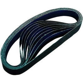 Astro Pneumatic 303780Z Zirconia Sanding Belt, 80 Grit, 1/2 x 18", 10-Pack