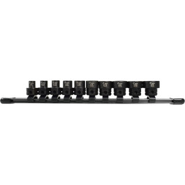 Astro Pneumatic 78310 Low Profile Nano Impact Socket Set, SAE, 10-Piece, 3/8" Drive