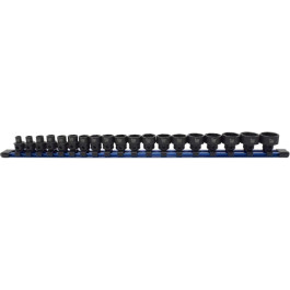 Astro Pneumatic 78319 Nano Impact Socket Set, 3/8" Drive, 6–24mm, Low Profile, 19-Piece