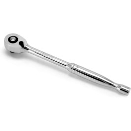 Astro Pneumatic 93808 Small Body Nano Hand Ratchet, 3/8 in Drive, 8 in L Handle, Steel, Polished-Chrome
