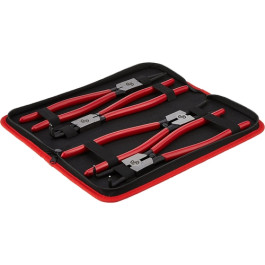Astro Pneumatic 94222 Snap Ring Pliers Set, 13", 4-Piece, Internal and External, Black
