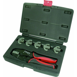 Astro Pneumatic 9477 Quick Interchangeable Ratchet Crimping Tool Set, 7-Piece Professional Kit
