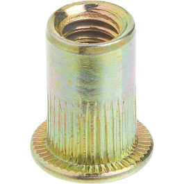 Astro Pneumatic RN14 Steel Rivet Nuts, 1/4-20 Thread, 100-Piece Pack, Zinc-Plated Steel Inserts