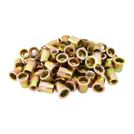 Astro Pneumatic RN38 Steel Rivet Nuts, 3/8-16 Thread Size, 100-Piece Set, Zinc-Plated Steel