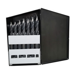 Astro Pneumatic TS29 Onyx TurboStep Drill Bit Set, 29-Piece, HSS, Reduced Shank, Mechanics Length, 1/16" to 1/2"