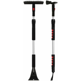 S.M. Arnold 25-660 Snow Broom With Scraper, 47", Telescopic Handle, Soft Gr