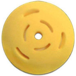 S.M. ARNOLD 44-768 Cool It Recessed Foam Polishing Pad, Yellow, 8 Inch, 50 PPI, Loop Back