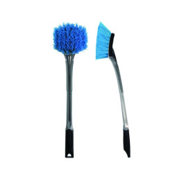 S.M. Arnold 82-006 x-Treme Pro Series Soft-Grip Scrub Brush, 20", Stiff Blue Polypropylene Bristles
