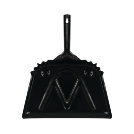 S.M. Arnold 92-981 Metal Dust Pan, 12" Wide, Black