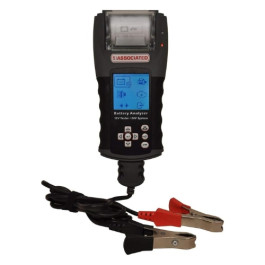 Associated 12-2415 Battery Tester, Plastic Graphical Hand-Held Unit, 12/24 Volt System