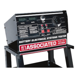Associated 6042 Electrical System Tester, Steel Digital Tester, 12/24 Volt 500 Amp Capacity