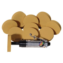 Astro Pneumatic 32 Pinstripe Removal Kit, 4,000 rpm, Pneumatic Removal Tool with Eraser Pads