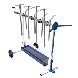 Astro Pneumatic 7300 Super Stand Universal Rotating Parts Work Stand, 200 lb Capacity, 8 Adjustable Arms