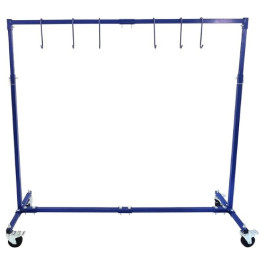 Astro Pneumatic 7306 Adjustable 7 Foot Paint Hanger, 4 Inch, 6 Hook