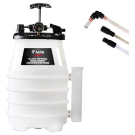 Astro Pneumatic 7346 Professional Manual/Pneumatic Fluid Extractor with Gauge, 1 L (4 Gal)