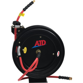 ATD 31177 Auto Retractable Air Hose Reel, 1/2" x 50', 300 psi