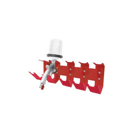 ATD 6807 5-Gun Magnetic Paint Gun Holder, Powder-Coated Steel, 12 Magnets