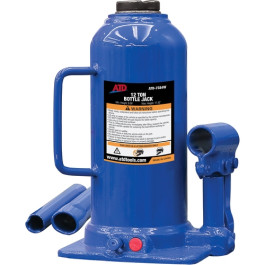 ATD 7384W Heavy-Duty Hydraulic Side Pump Bottle Jack, 12 Ton