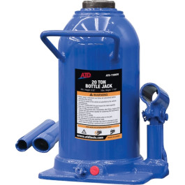 ATD 7386W Heavy-Duty Hydraulic Side Pump Bottle Jack, 20 Ton