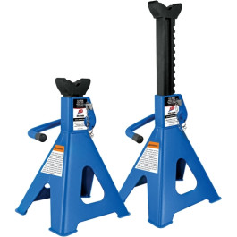 ATD 7448A Double Lock Ratchet Style Jack Stands, 12 Ton Capacity per Pair,