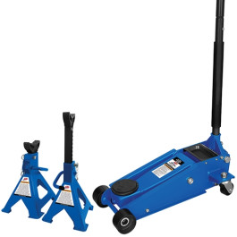ATD 7500A Jack Pack Combo Kit, 3 Ton Service Jack and 3 Ton Jack Stands