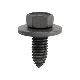 Auveco 11109 Body Bolt Size 3/8"- #16 x 1" length, Hex Head SEMS with 1" O.D. Washer, Phosphate Finish, 25-Pack