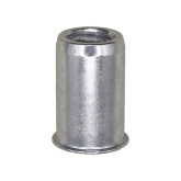 Auveco 11313 1/4-20 USS Nutsert, Thin Sheet Nut Insert, Steel, Zinc-Plated, 25-Pack