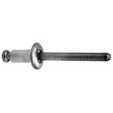 Auveco 11852 Ford & Mercury Door Handle Rivet, 1/4" Diameter, 1/2" Flange, Aluminum Rivet with Steel Mandrel, 25-Pack