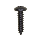 Auveco 11922 #10" x 3/4" Length Phillips Pan Head Tapping Screws, Black Oxide Finish, 100-Pack