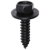 Auveco 12339 M6.3-1.81 x 25mm Hex Head Sems Screw, Phosphate Finish, 50-Pack