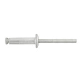 Auveco 12658 Special Peel-Type Rivet, 1/4" Diameter, Aluminum Rivet with Steel Mandrel, 25-Pack