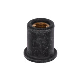 Auveco 13004 Well Nut, 1/4"- #20 Threads, 0.625" Head Diameter, Neoprene with Captive Brass Nut, 25-Pack