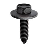 Auveco 13614 M8-1.25 x 30mm Hex Head SEMS Bolt, 24mm Washer Diameter, Phosphate Finish, 25-Pack