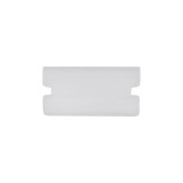 Auveco 14543 Plastic Razor Blades, 1.5" Double-Edged, Non-Scratch, 25-Pack