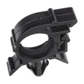 Auveco 14545 Wire Loom Routing Clip, 13/32" Inner Diameter, 19/32" Outer Diameter, Black Nylon, 25-Pack