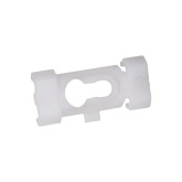 Auveco 14642 GM Quarter Belt Reveal Molding Clip, 7/16" Width, 31/32" Length, White Nylon, 50-Pack