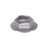 Auveco 15711 Thread Cutting Nut, 8mm Stud Size, Zinc Finish, 100-Pack