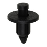 Auveco 17162 GM Push-Type Retainer, Black Nylon, 15mm Head Diameter, 13mm Length, 10-Pack