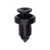 Auveco 17206 Toyota Bumper Cover Push-Type Retainer, Black Nylon, 12mm Length, 10-Pack